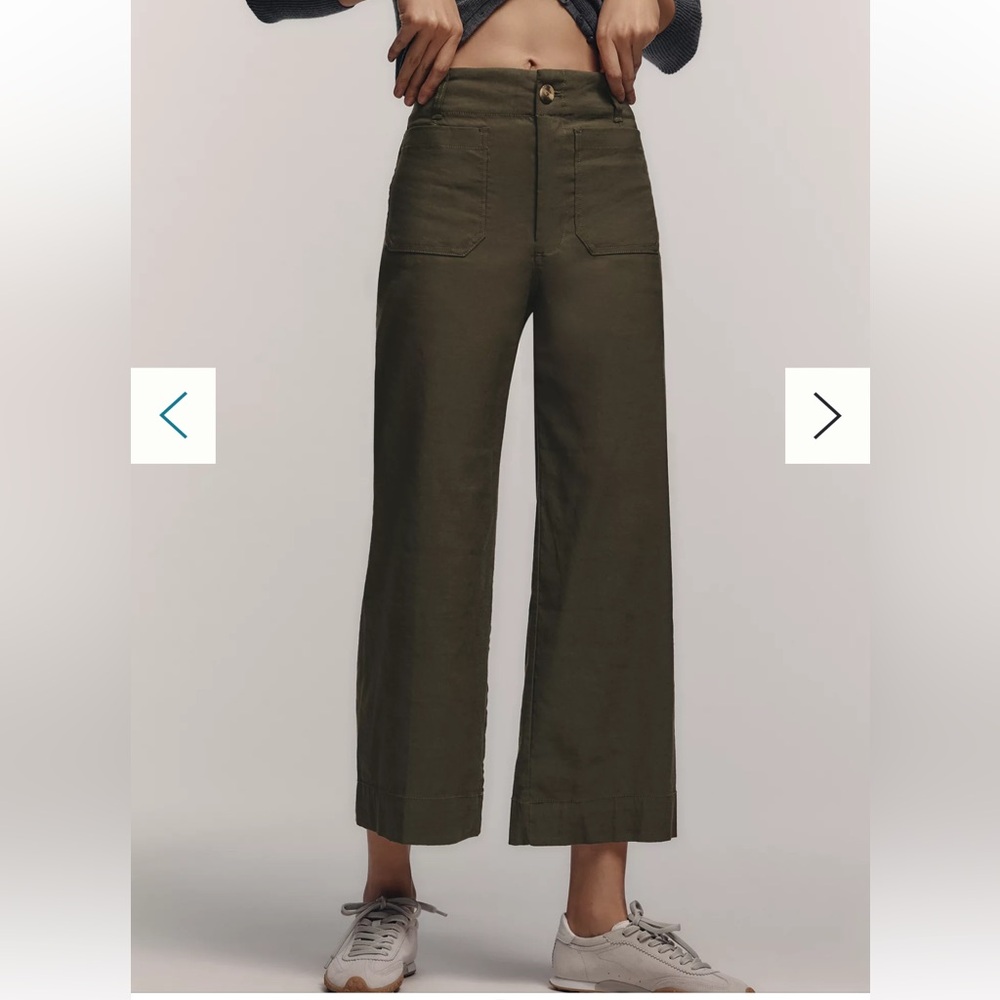 Anthropologie Colette Wide Leg Pants